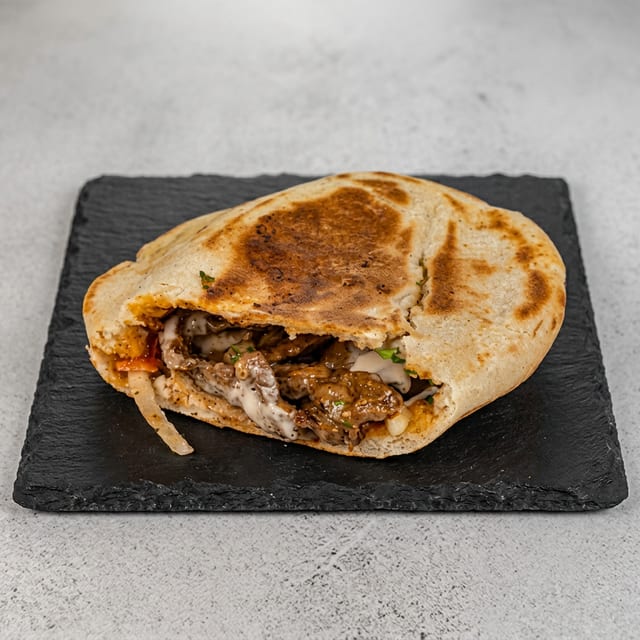 Kids Steak Shawarma Quarters.